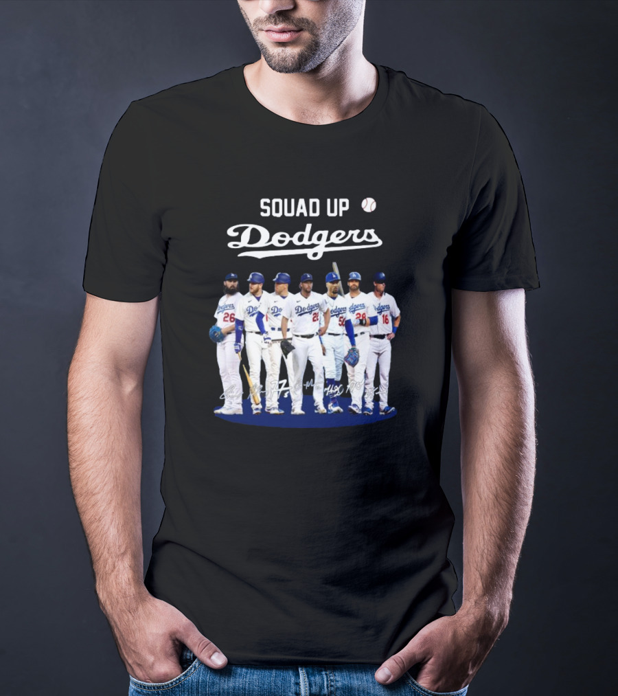 Squad Up Dodgers Los Angeles MLB Team T-Shirt