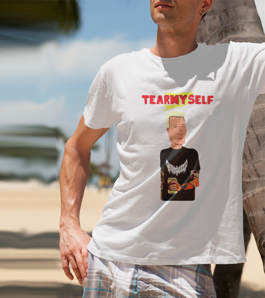 TEAR Myself Boomhauer Rick And Morty Crossover T-Shirt
