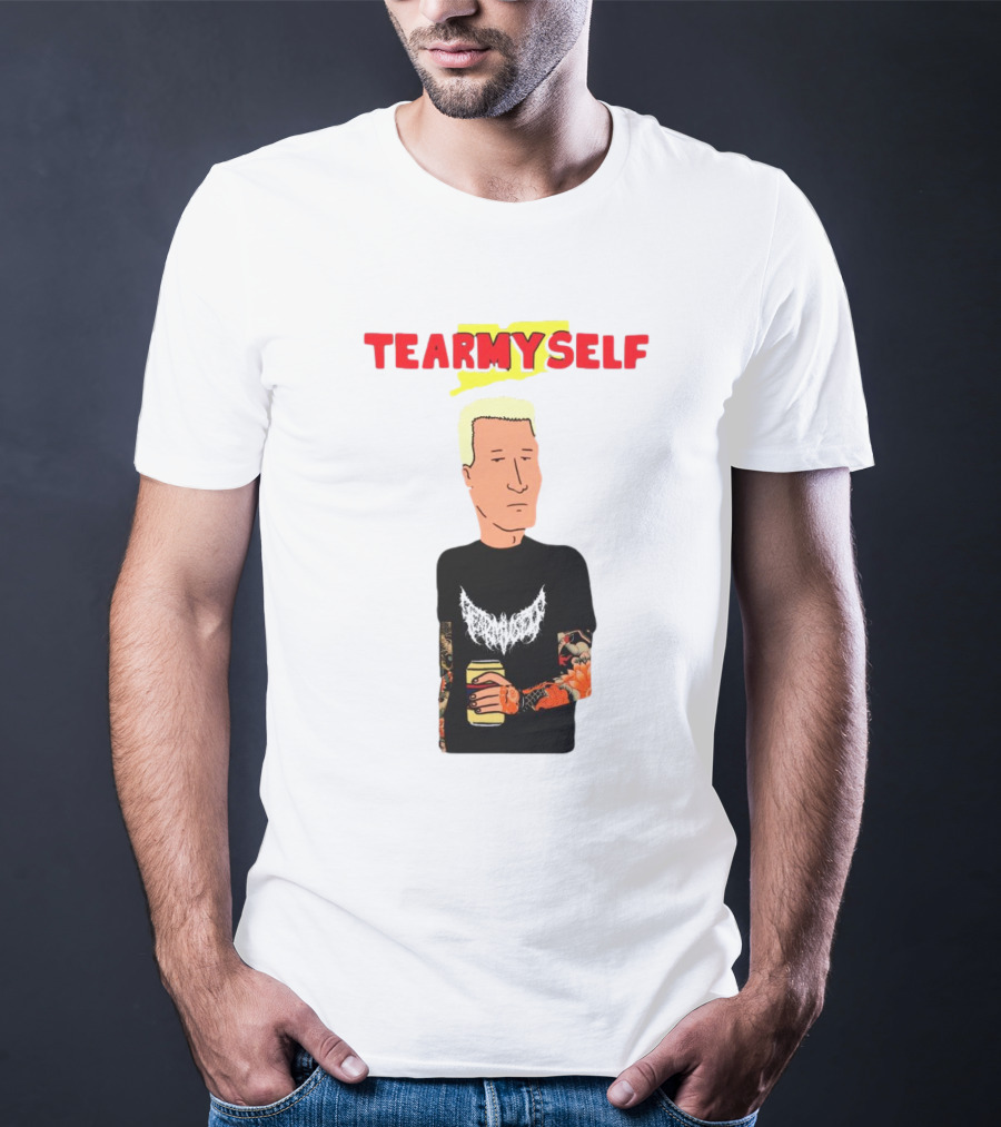 TEAR Myself Boomhauer Rick And Morty Crossover T-Shirt