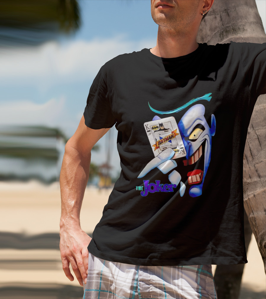 The Joker Batman Card Face T-Shirt