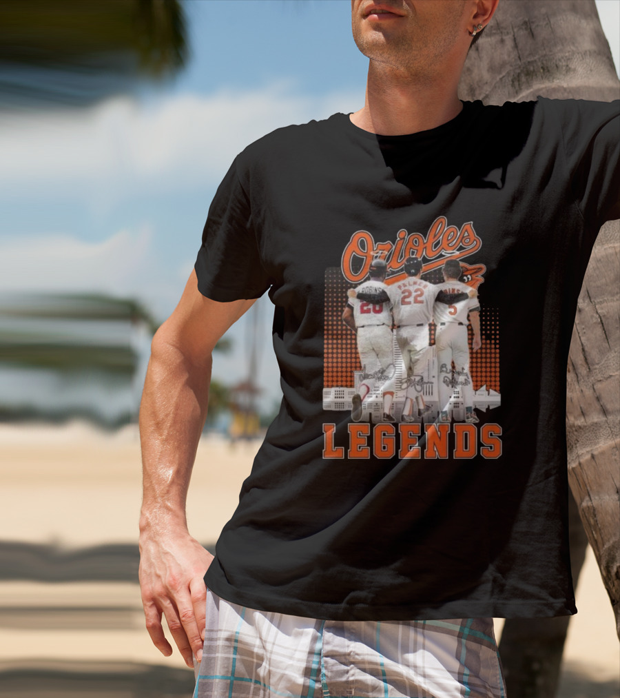 Orioles Legends Players Signatures T-Shirt