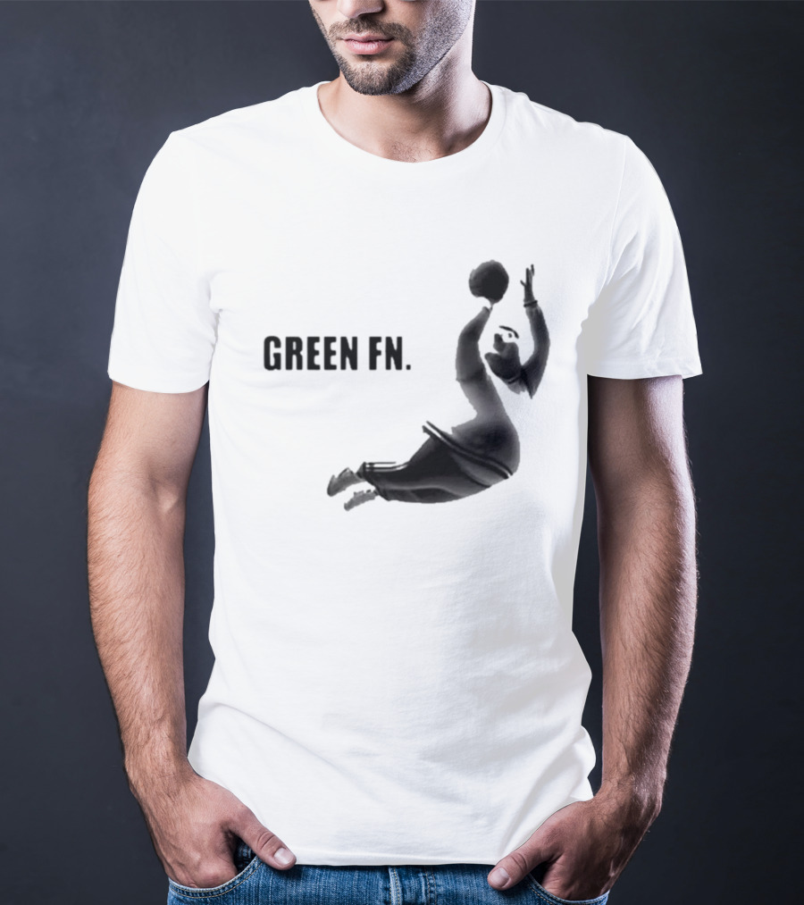 Green Fn Peter Griffin Basketball Dunking T-Shirt