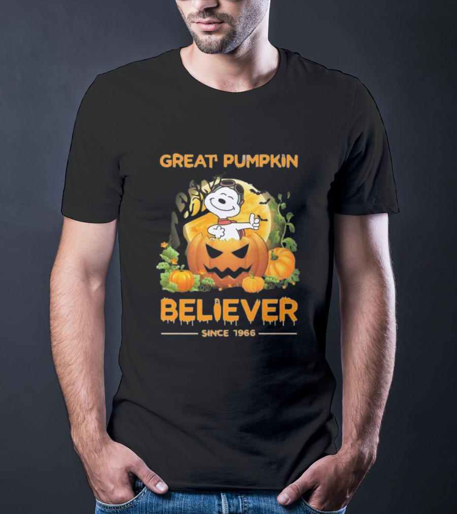 Great Pumpkin Believer Since 1966 Snoopy Peanuts T-Shirt