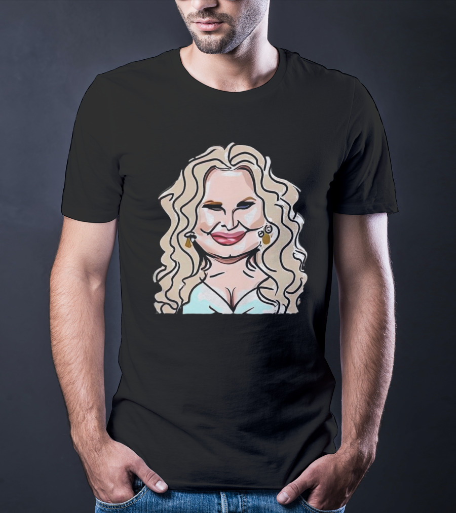 Jennifer Coolidge Cartoon Sticker T-Shirt