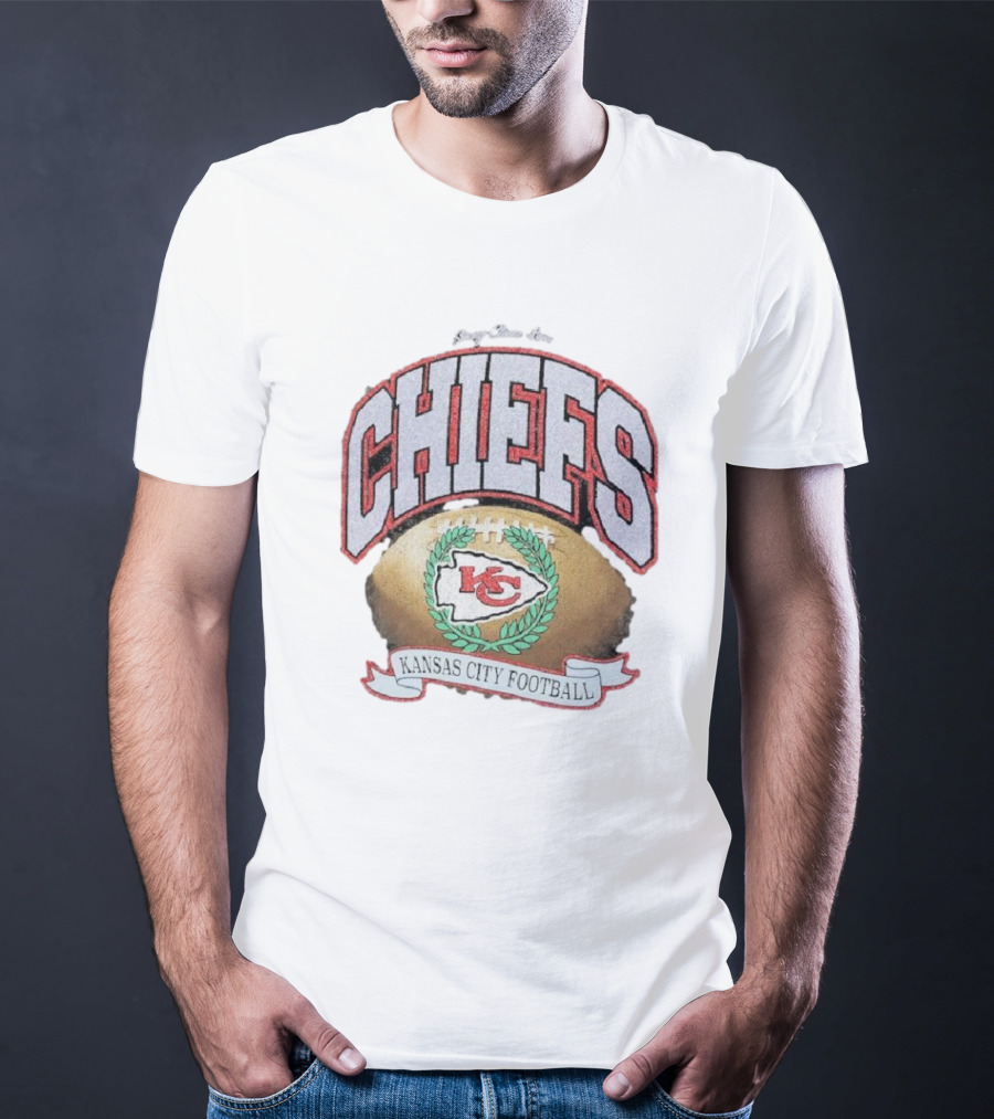 Kansas City Chiefs Strong Glitter Rocker Retro Football T-Shirt