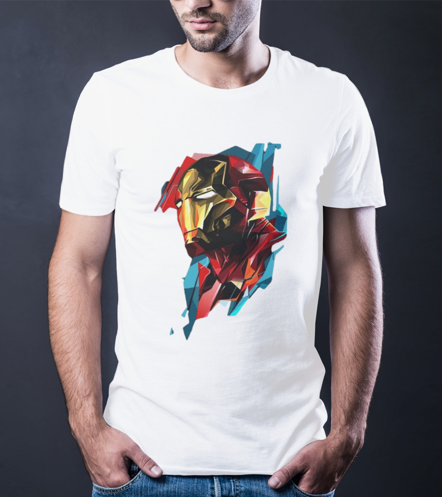 Marvel Avengers Endgame Iron Man Abstract T-Shirt
