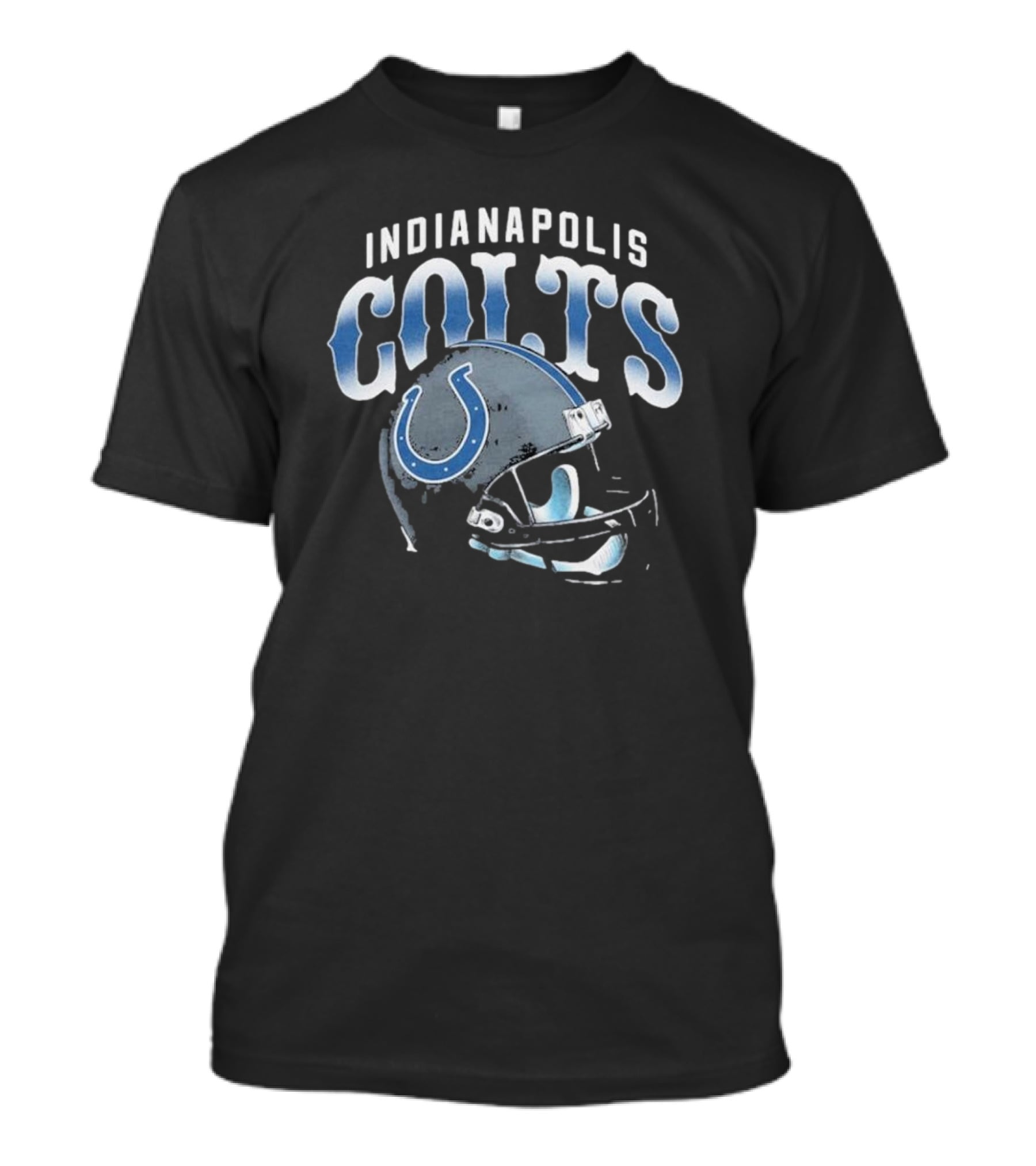 Indianapolis Colts Gradient Helmet NFL T-Shirt