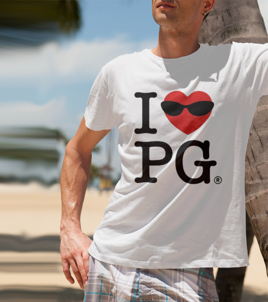 I Heart PG Cool Sunglasses Emblem T-Shirt