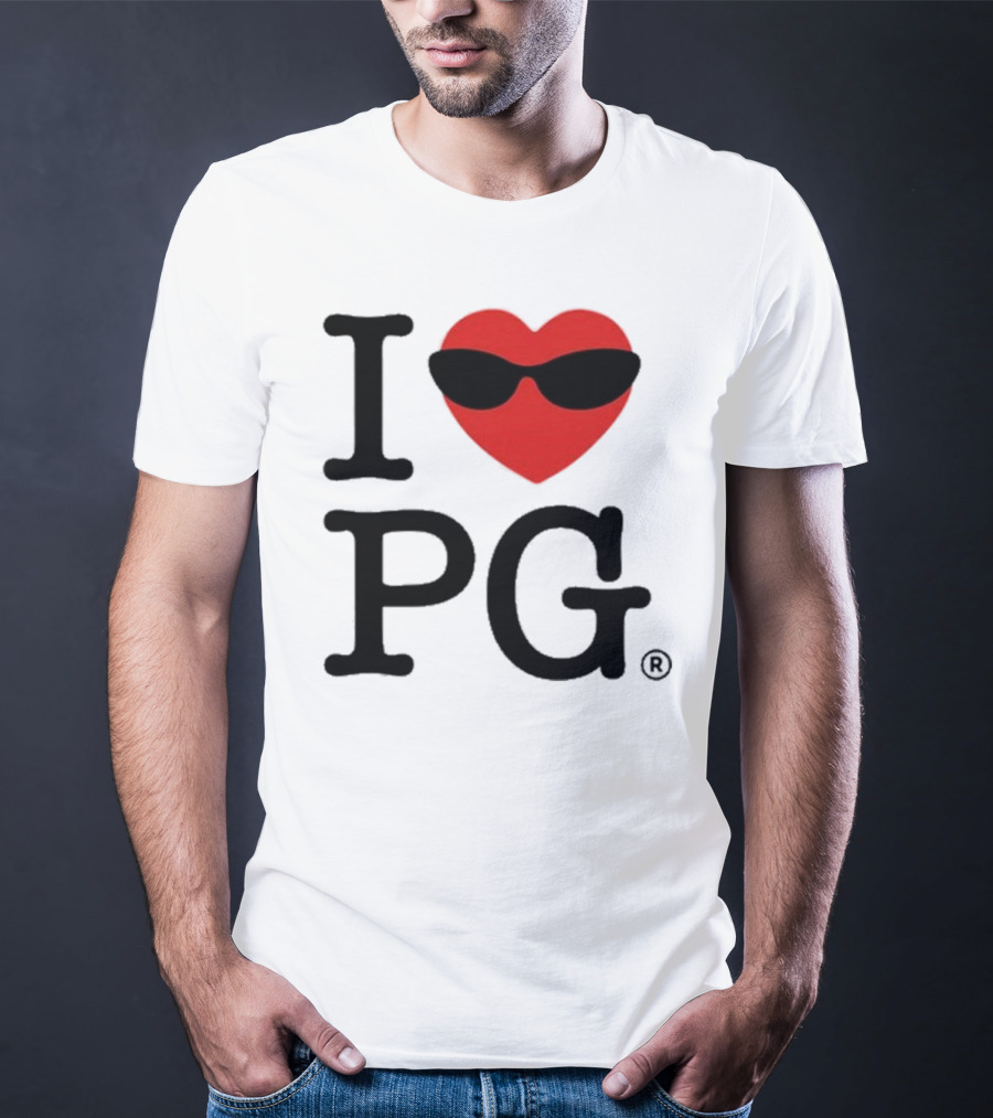 I Heart PG Cool Sunglasses Emblem T-Shirt