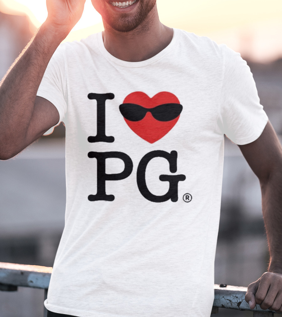 I Heart PG Cool Sunglasses Emblem T-Shirt