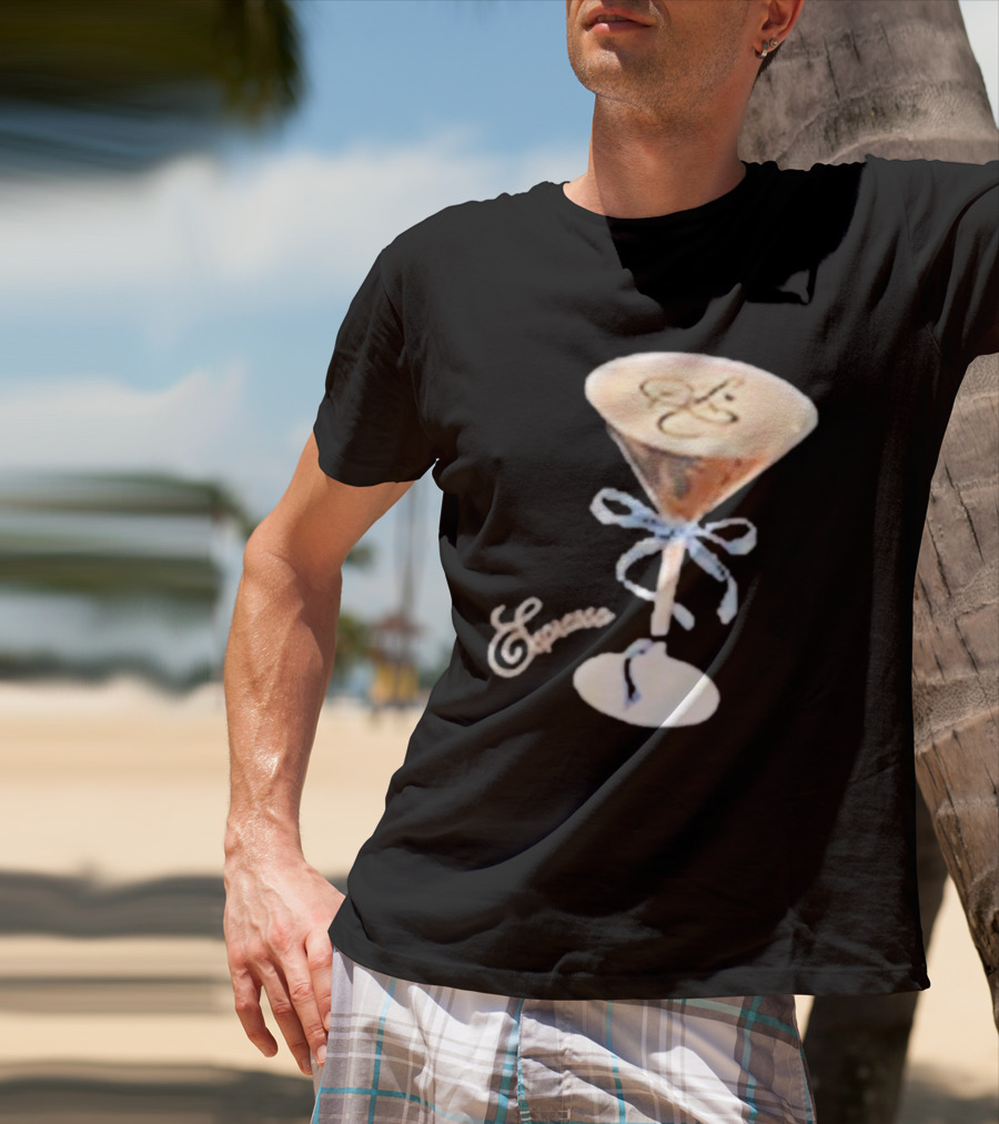 Sabrina Carpenter Espresso Martini With Ribbon Bow T-Shirt