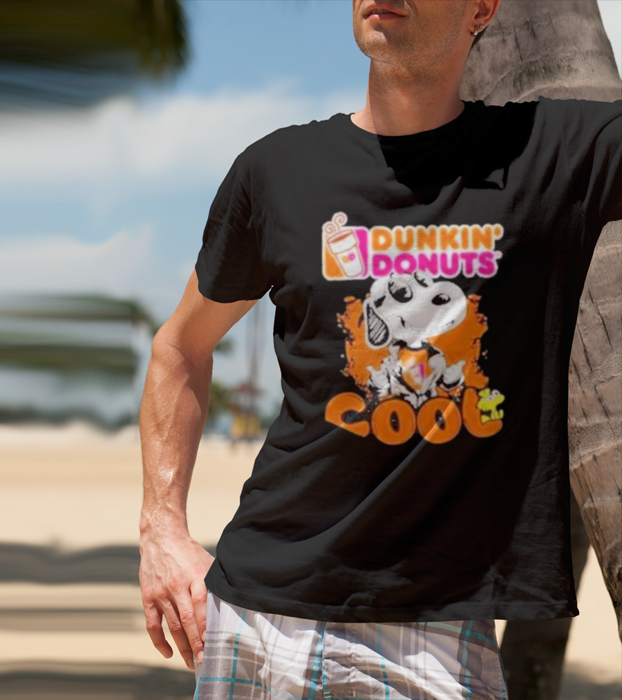 Snoopy Woodstock Dunkin' Donuts Cool T-Shirt