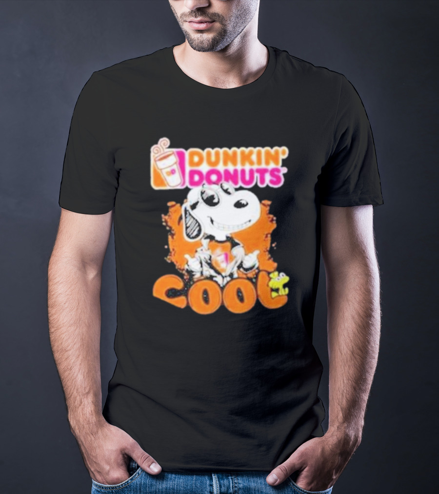 Snoopy Woodstock Dunkin' Donuts Cool T-Shirt