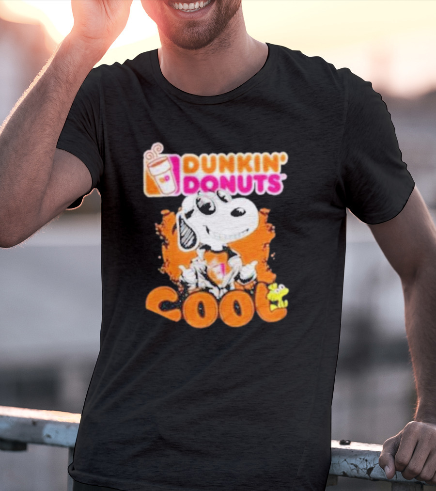 Snoopy Woodstock Dunkin' Donuts Cool T-Shirt