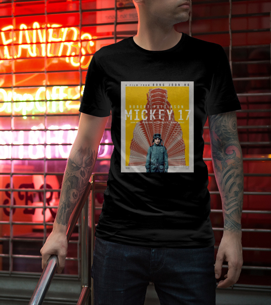 A Film From Bong Joon Ho Robert Pattinson Mickey 17 T-Shirt