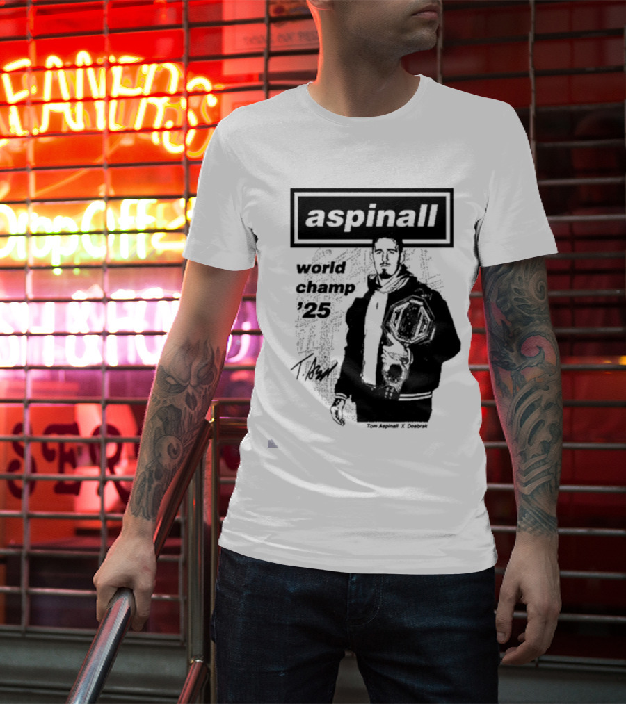 Aspinall World Champ ’25 Tomaspinal X Dosbark T-Shirt