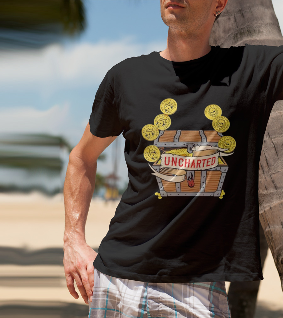Less Than Jake Uncharted Treasure Chest And Coins T-Shirt