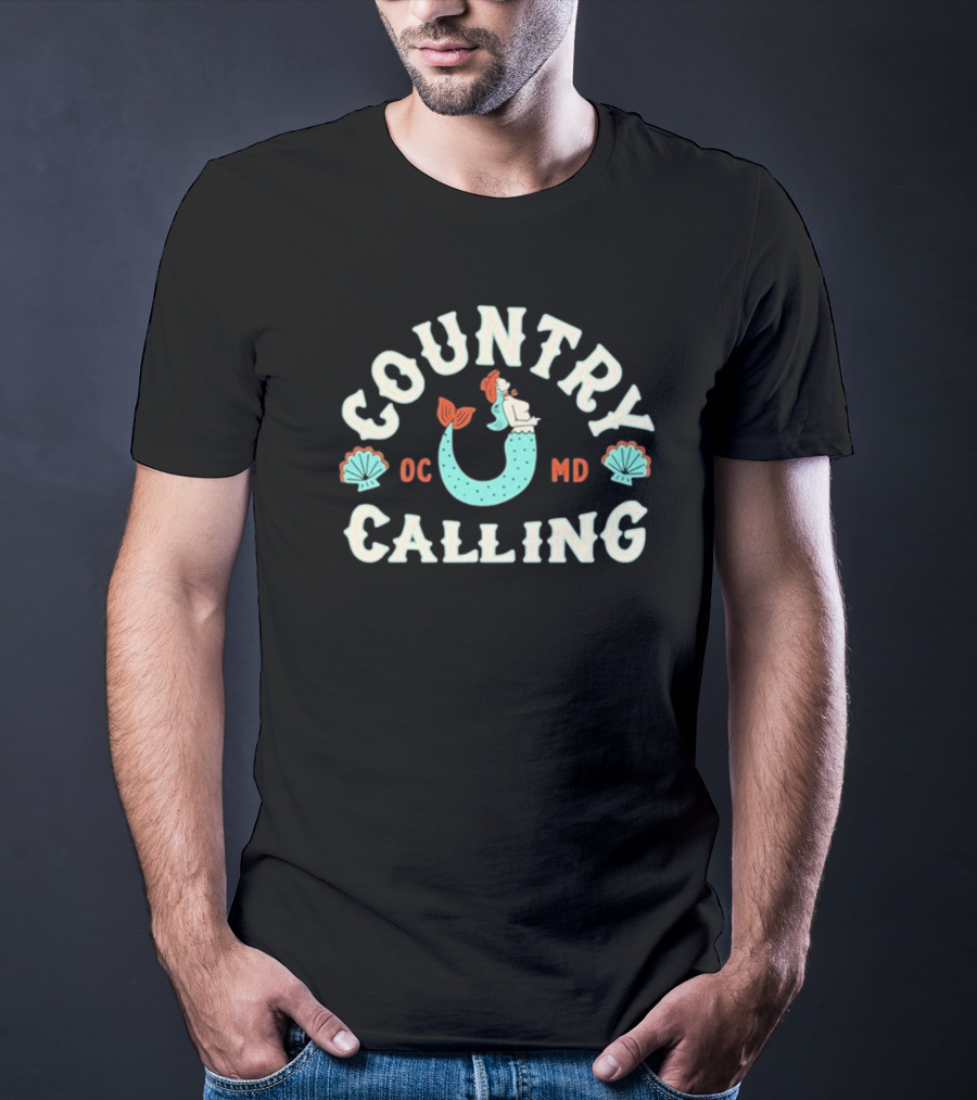 Country Calling Mermaid OC MD Festival T-Shirt