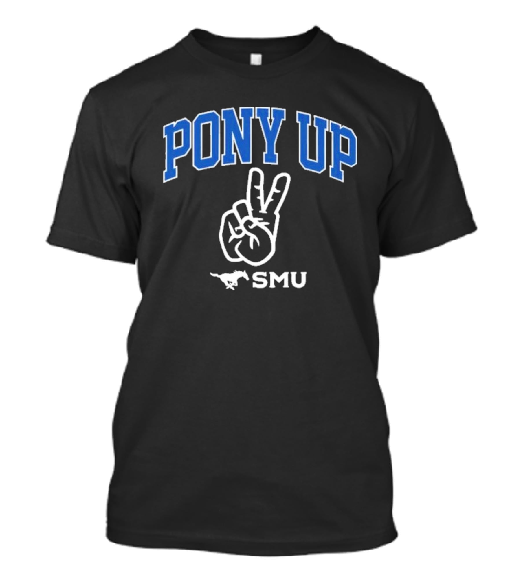 SMU Pony Up Hand Sign T-Shirt