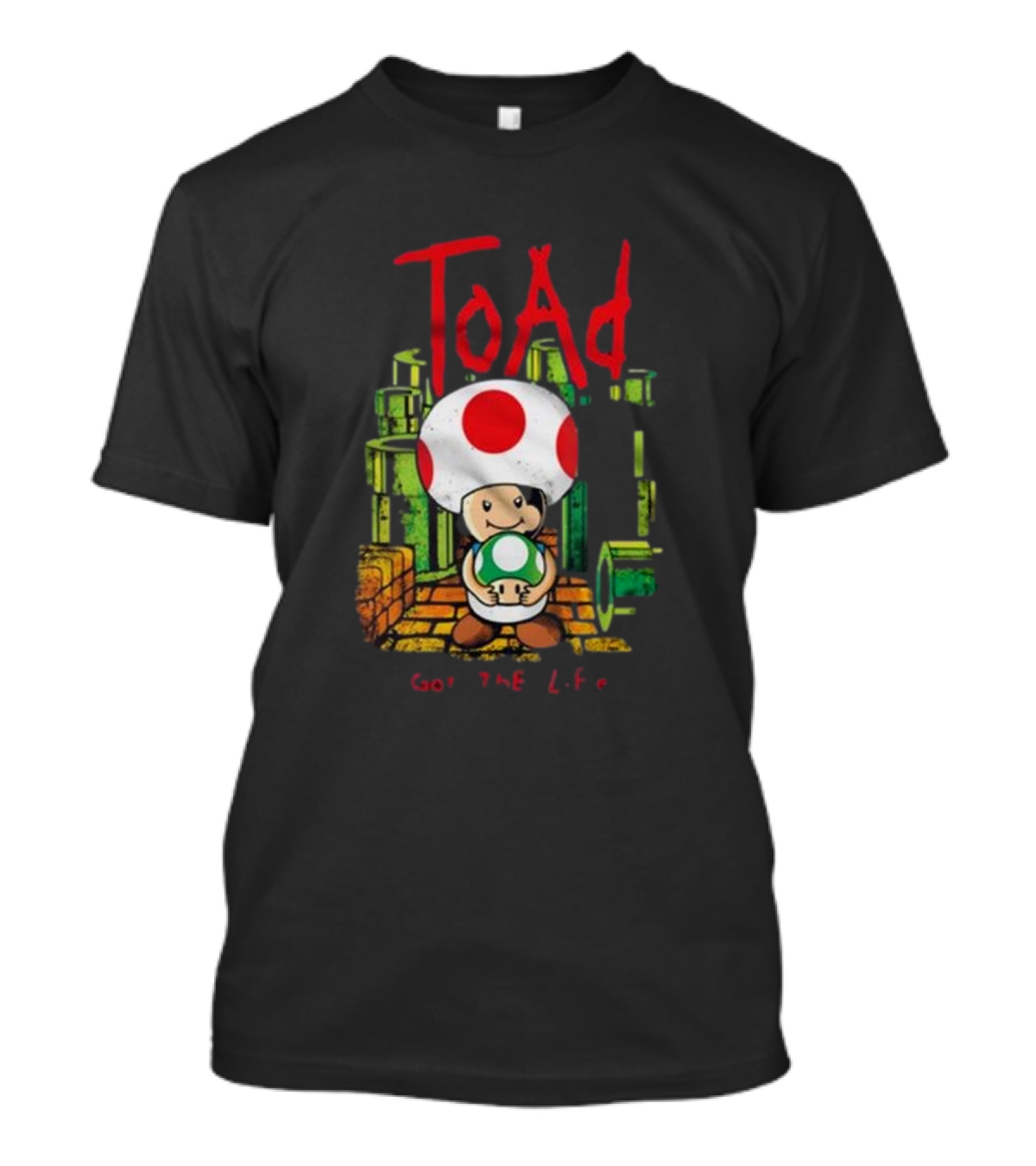 Toda Got The Life Toad New Arrival Dracula Byte T-Shirt