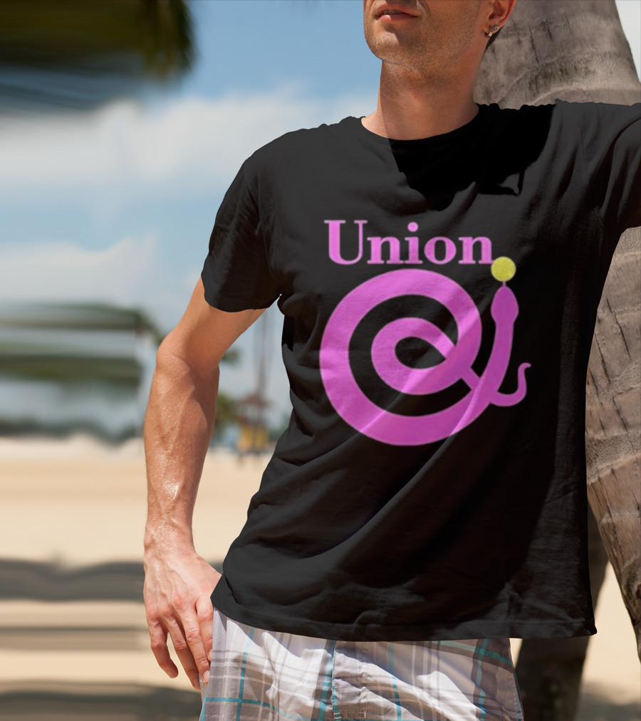 Union Pink Spiral Snake T-Shirt