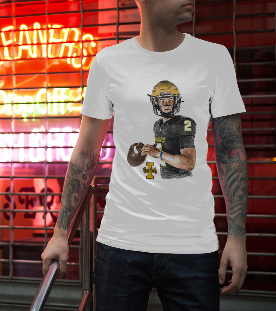 Idaho Vandals Football Player Jack Layne T-Shirt