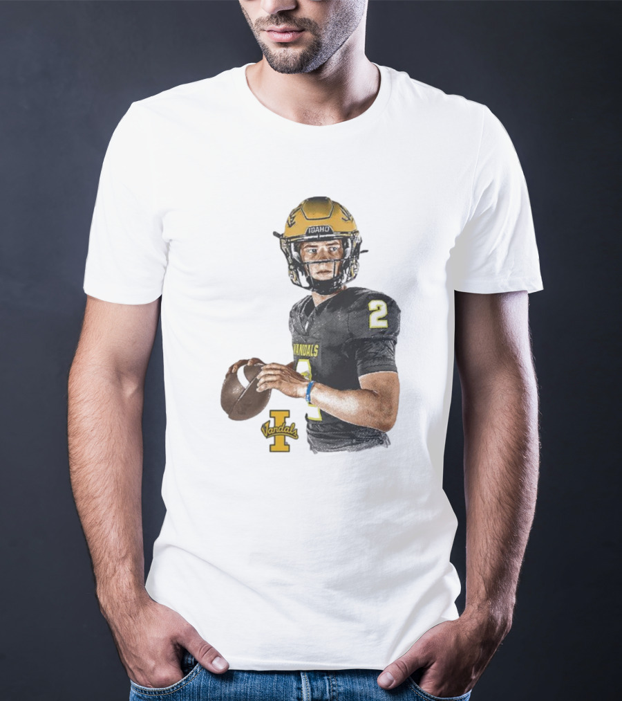 Idaho Vandals Football Player Jack Layne T-Shirt
