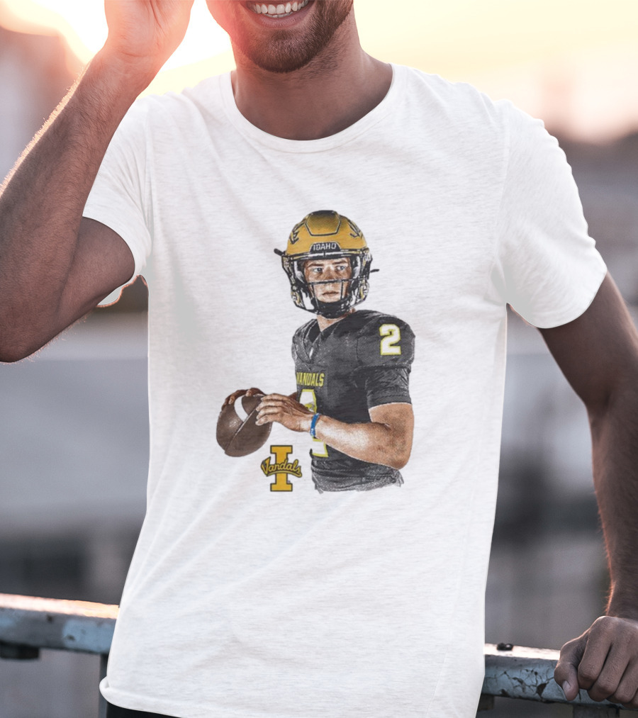 Idaho Vandals Football Player Jack Layne T-Shirt