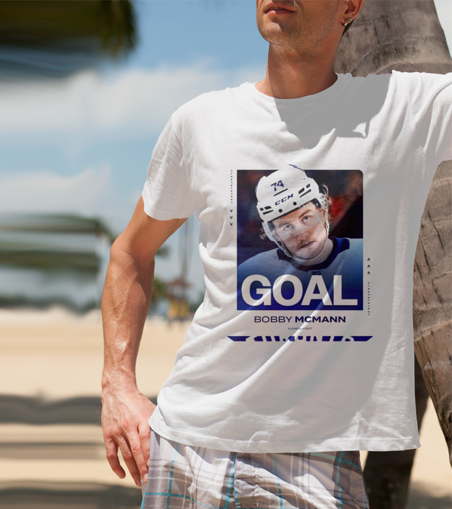 Toronto Maple Leafs NHL Goal Bobby McMann T-Shirt