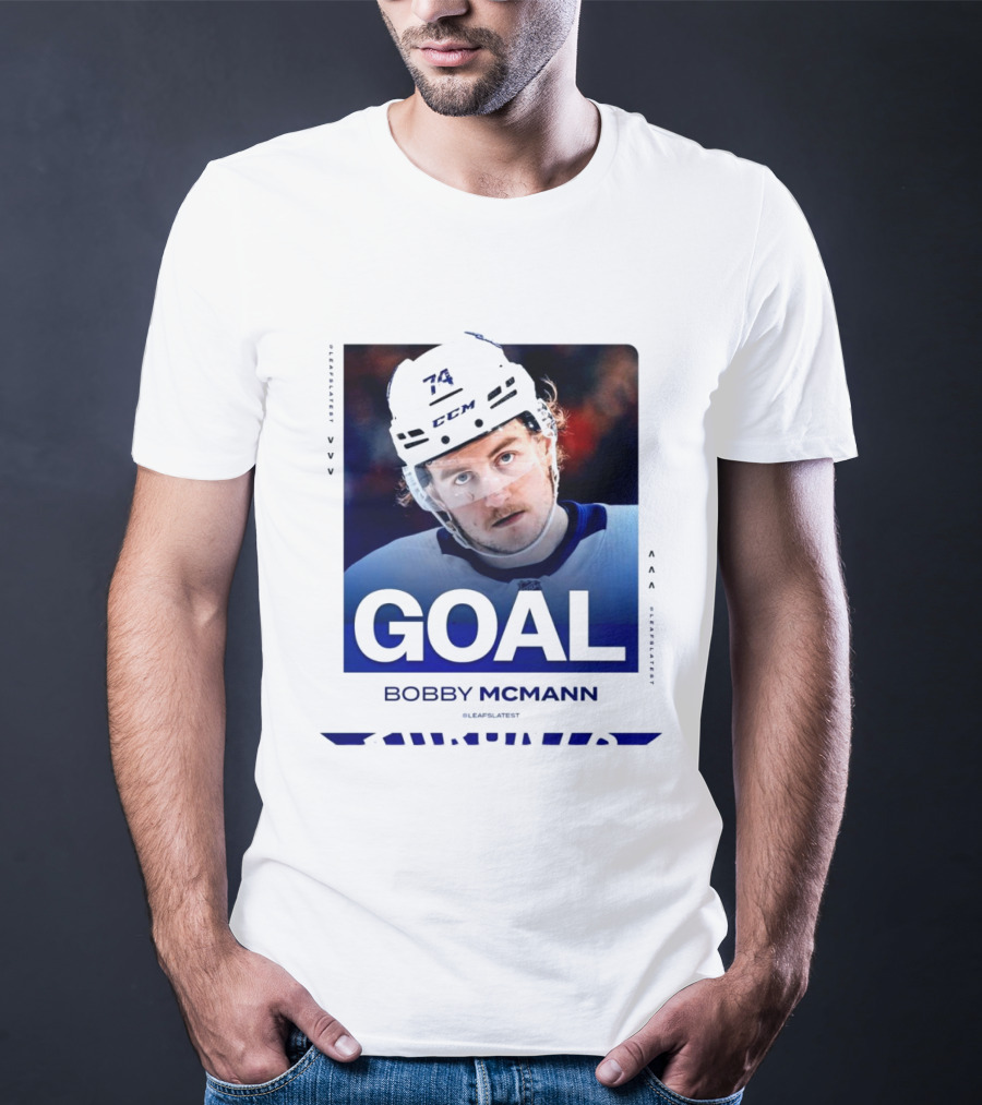 Toronto Maple Leafs NHL Goal Bobby McMann T-Shirt