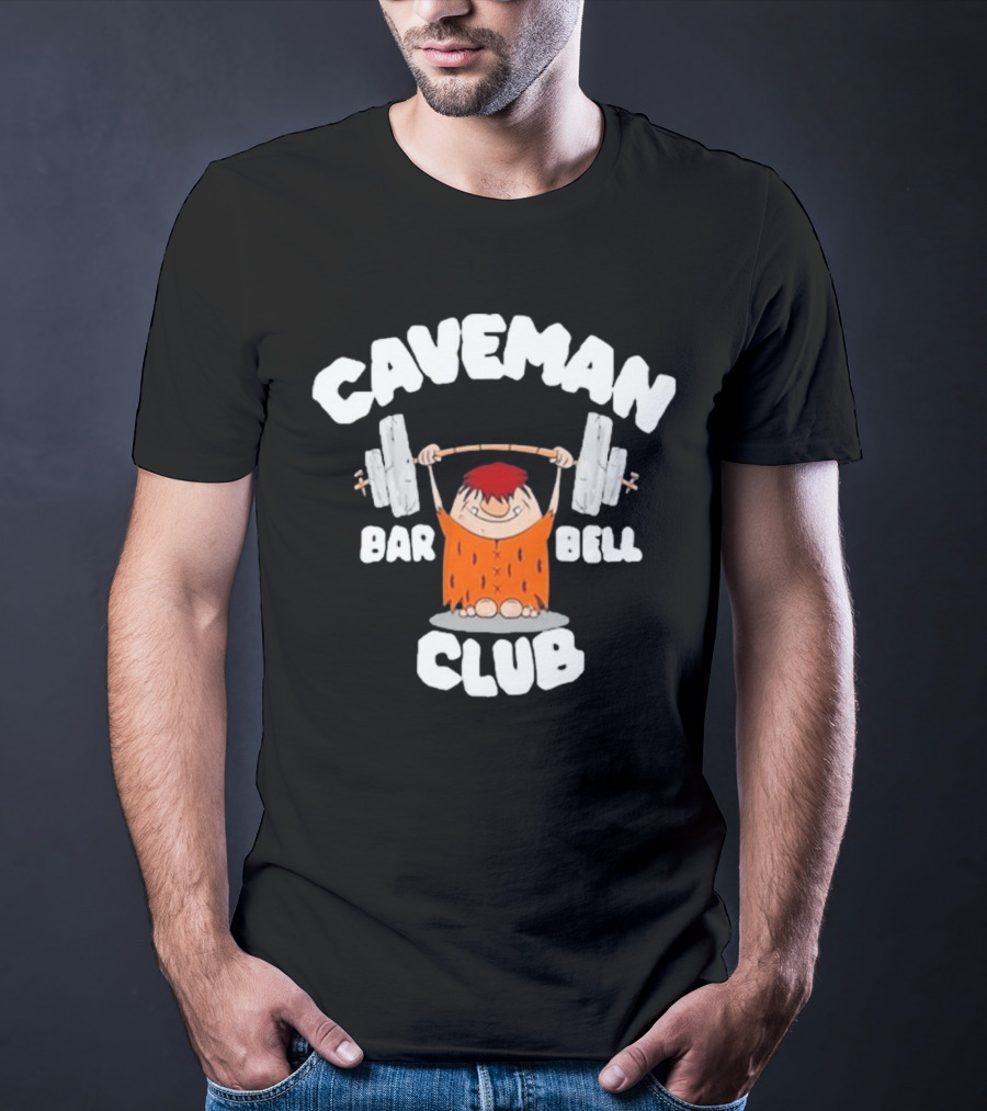Caveman Barbell Club David Montgomery T-Shirt
