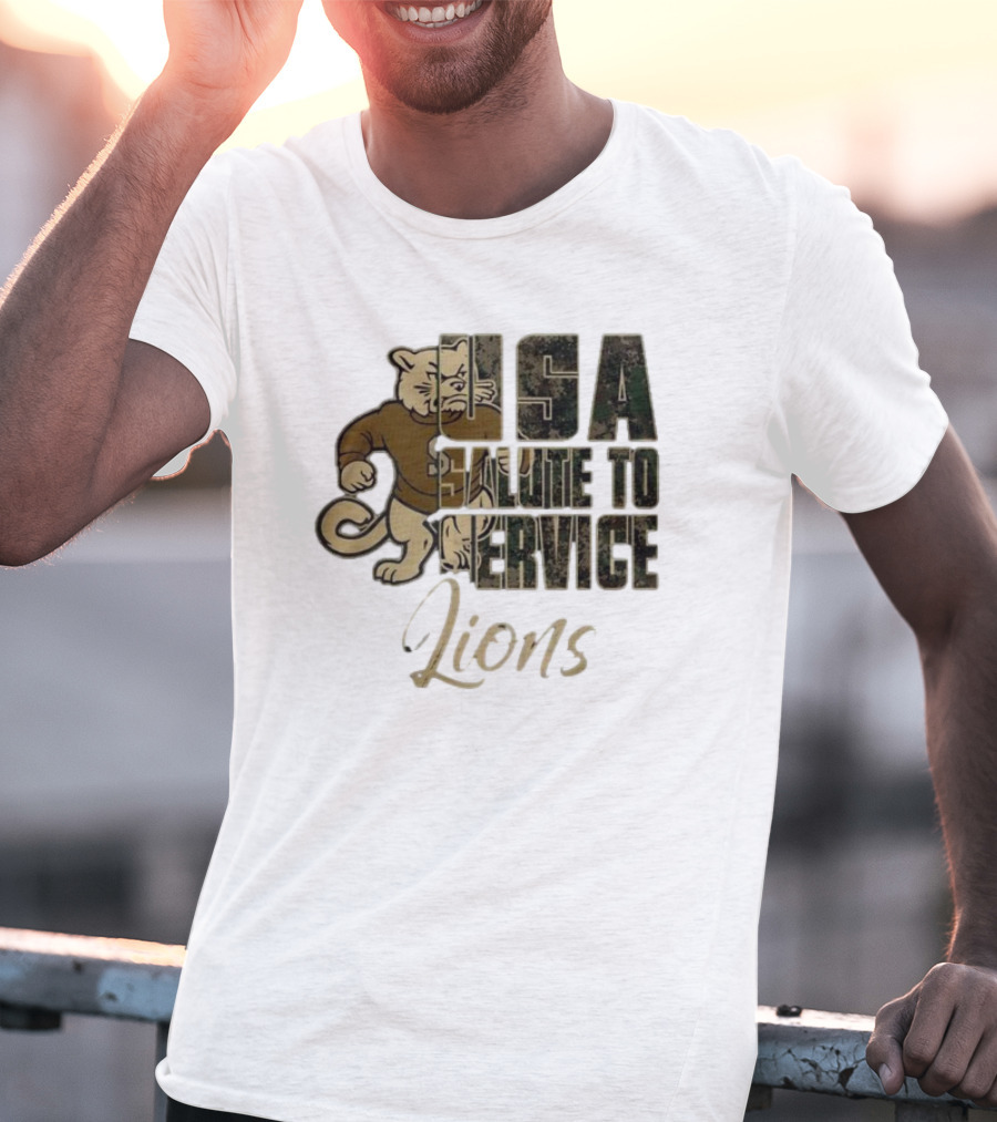 Penn State Nittany Lions USA Salute To Service Lions T-Shirt