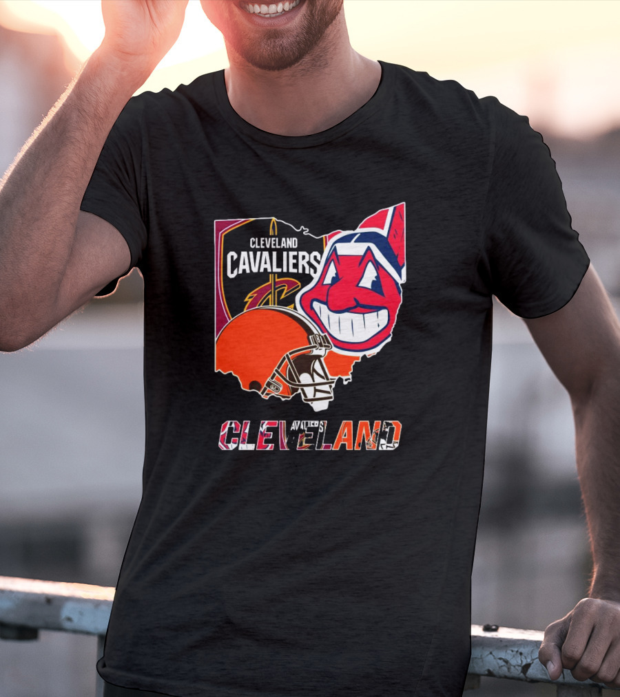 Cleveland Cavaliers Cleveland Indians Cleveland Browns T-Shirt
