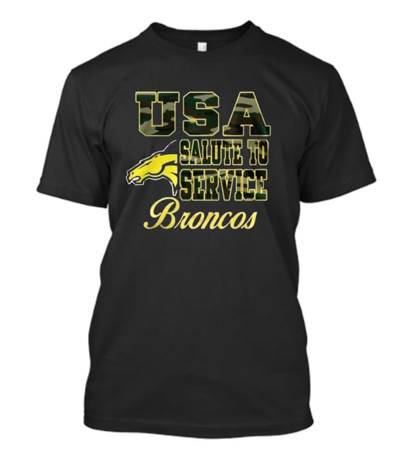 USA Salute To Service Broncos Camo Edition T-Shirt