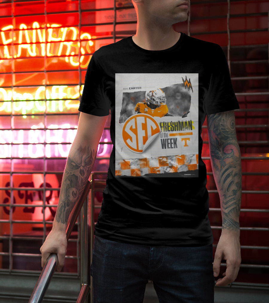 Boo Carter Freshman Of The Week SEC Tennessee Vols T-Shirt