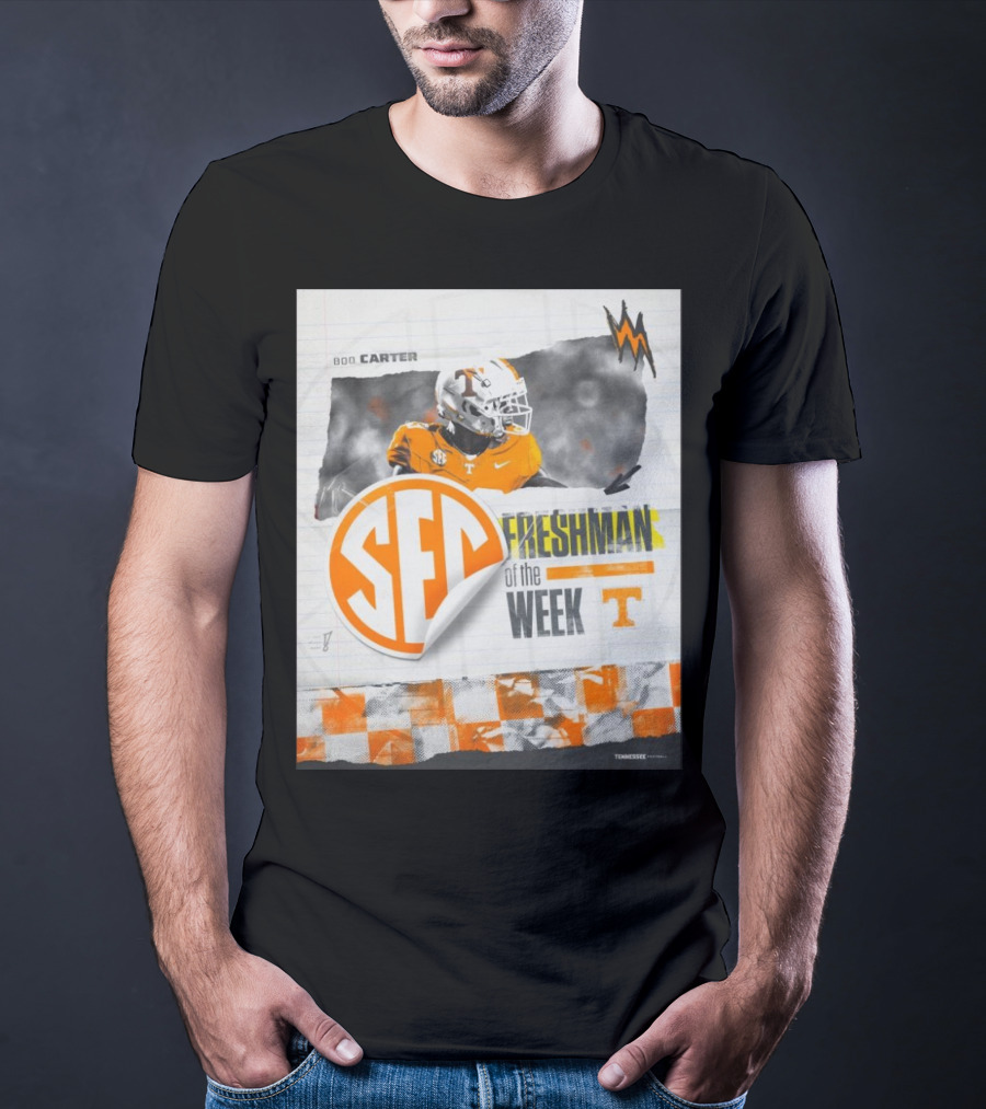 Boo Carter Freshman Of The Week SEC Tennessee Vols T-Shirt