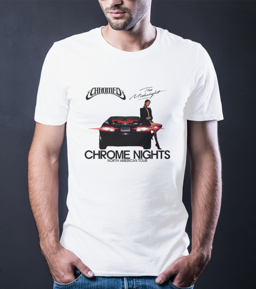 Chromeo The Midnight Chrome Nights North American Tour T-Shirt