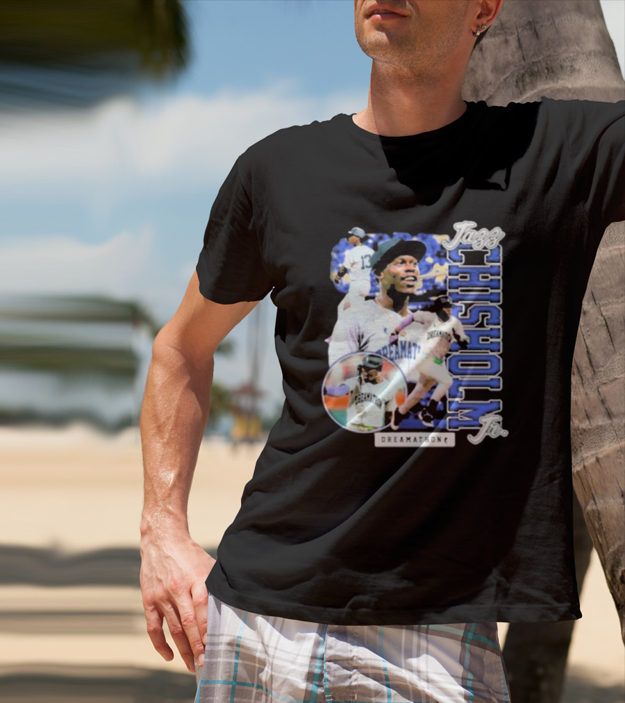 Jazz Chisholm Jr. Dreamathon Baseball Collage T-Shirt
