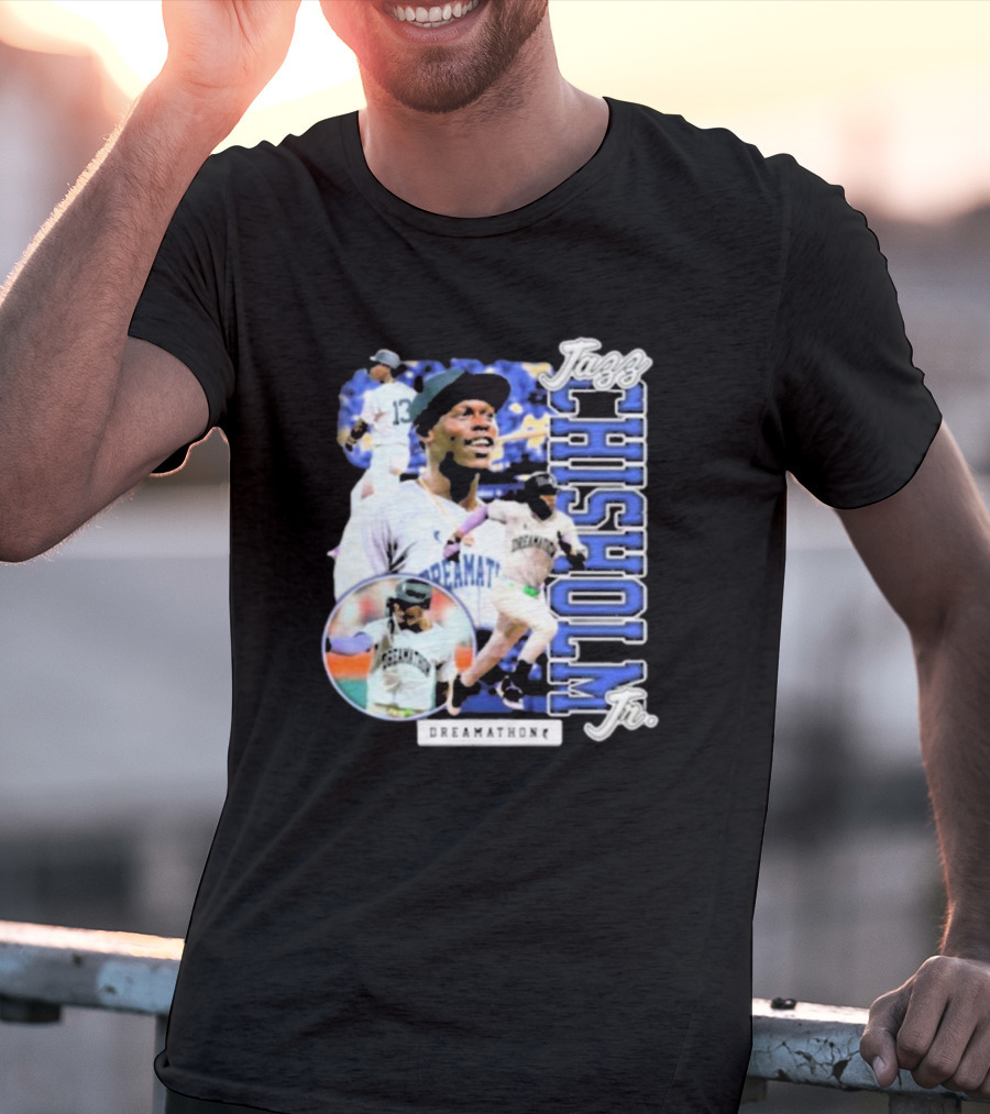 Jazz Chisholm Jr. Dreamathon Baseball Collage T-Shirt