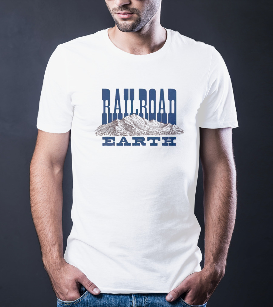 Railroad Earth Mountains Band Fall Tour T-Shirt