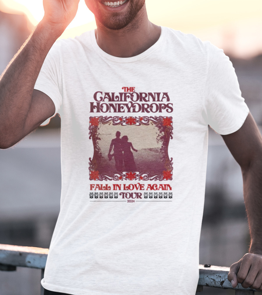 The California Honeydrops Fall In Love Again Tour T-Shirt