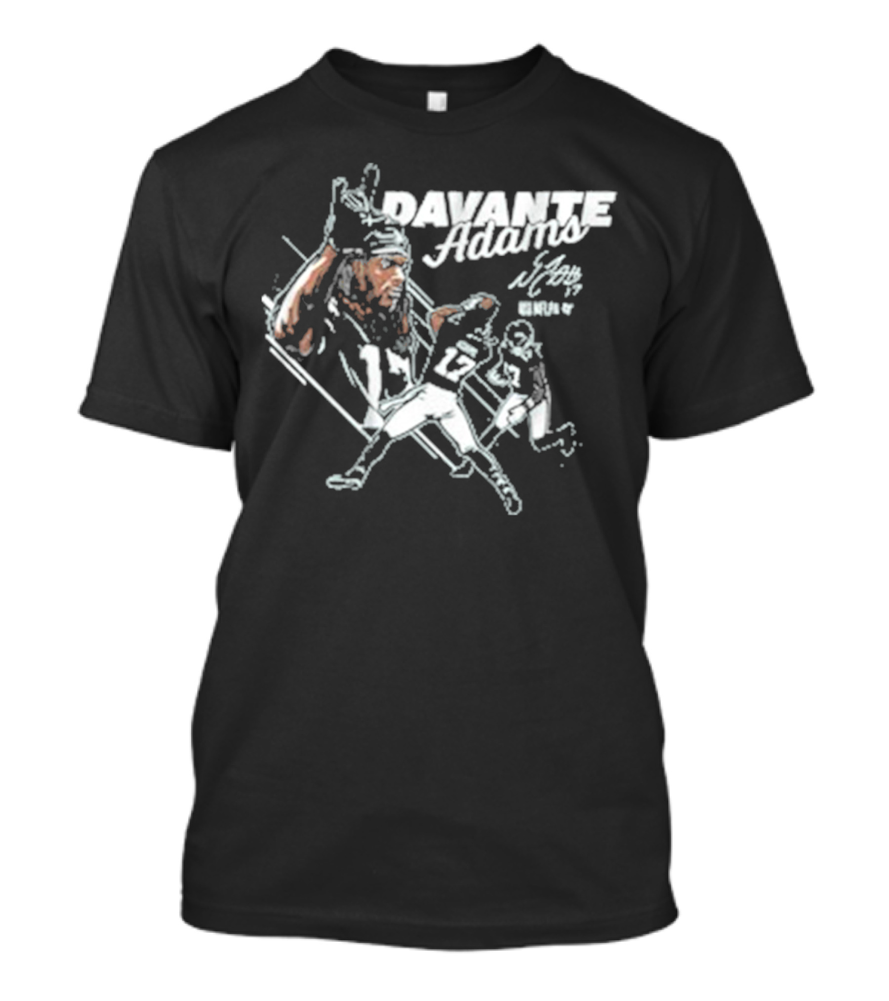 Davante Adams Signature New York Gridiron 17 T-Shirt