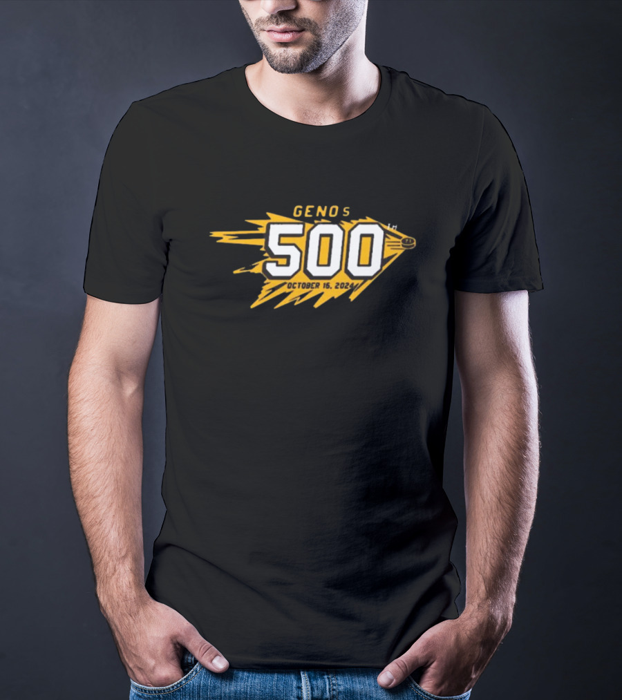 Evgeni Malkin Pittsburgh Penguins Geno’s 500th October 16 T-Shirt