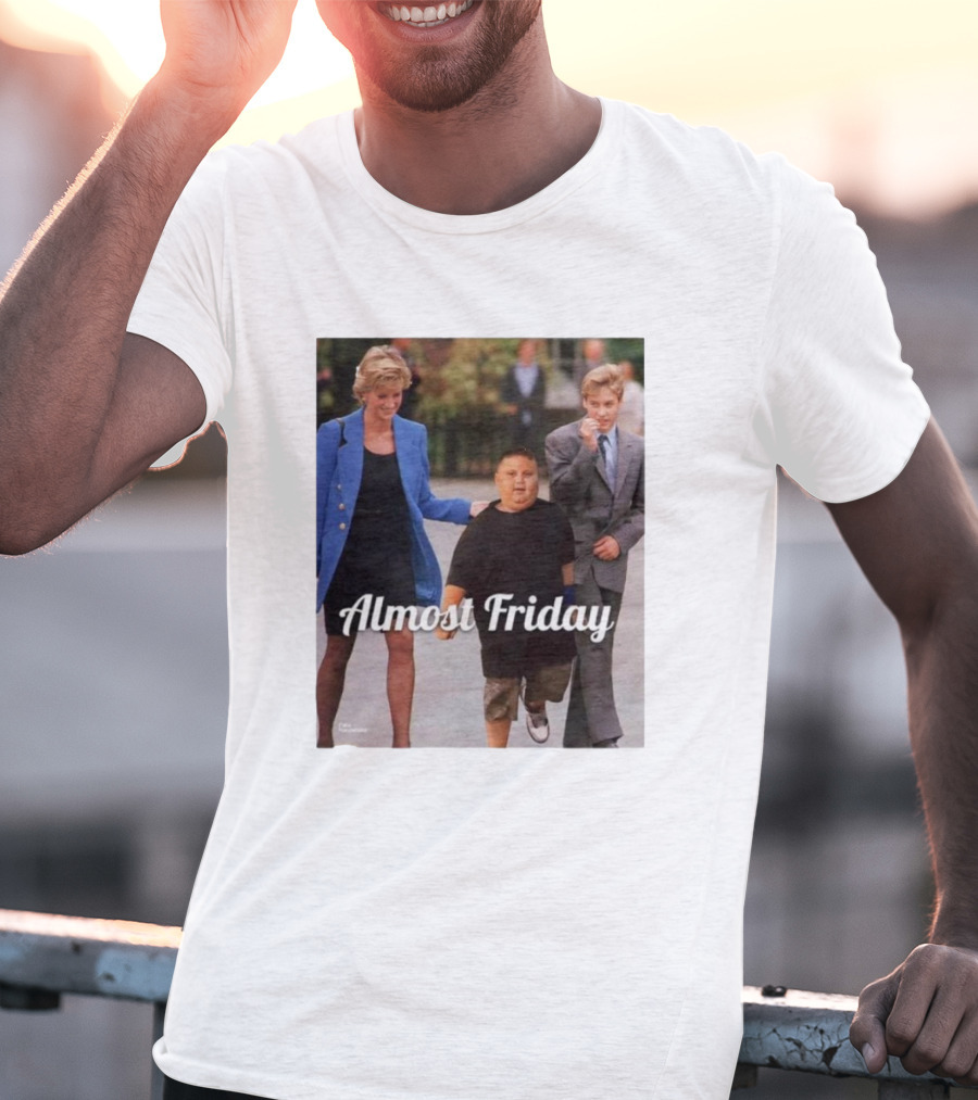 Almost Friday Rizzler Royalty Humorous Princess Iconic Moments T-Shirt