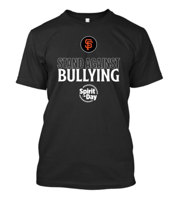 San Francisco Giants Spirit Day Stand Against Bullying MLB T-Shirt