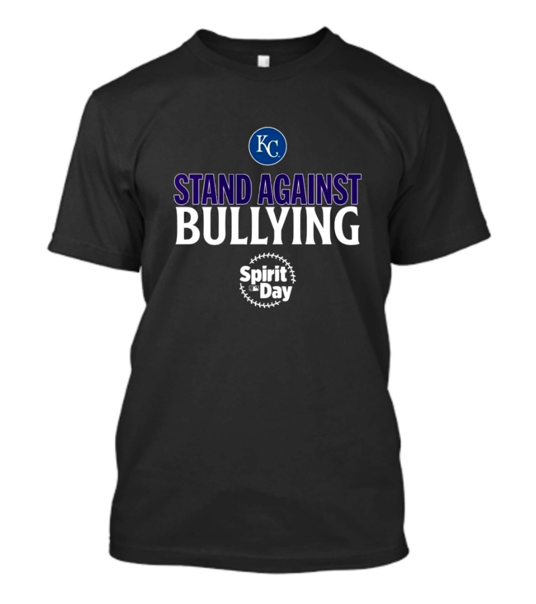 Stand Against Bullying Spirit Day KC Royals T-Shirt
