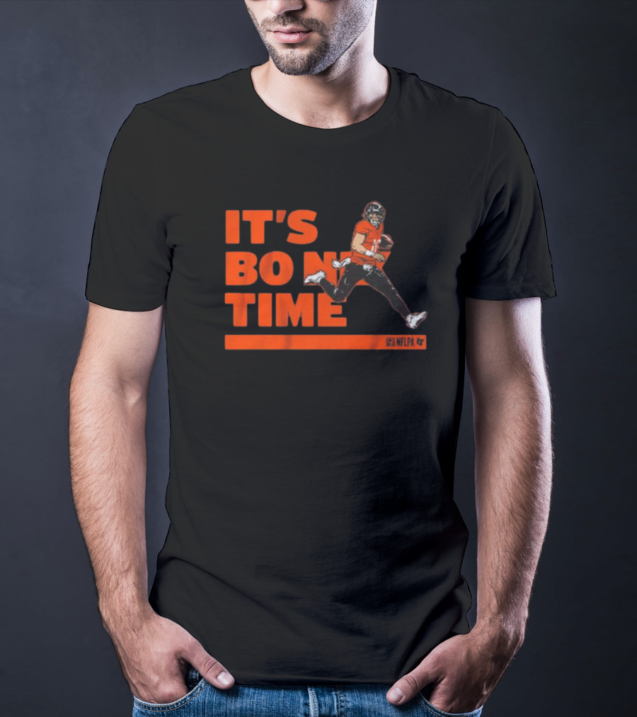 It's Bo Nix Time NFLPA Football Action T-Shirt