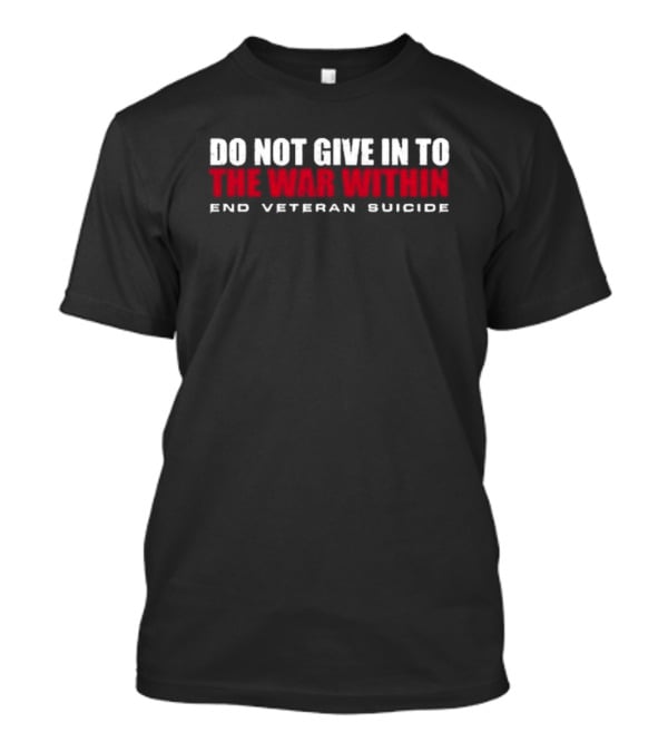 Delta Airlines Controversy Catherine Banks Wearing Do Not Give In To The War Within End Veteran Suicide Message T-Shirt