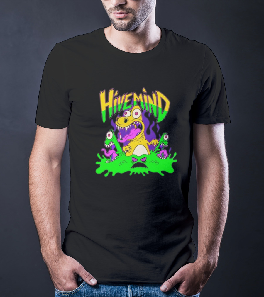 Hivemind Metalcore Dinosaur Monster New T-Shirt
