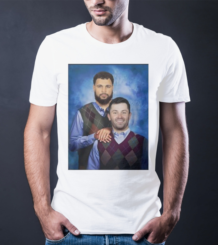 Chase Mclaughlin Wearing Baker Mayfield Mike Evans Step Brothers T-Shirt